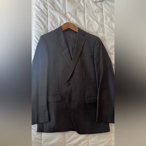 Men’s Dark Brown Calvin Klein 2 Piece Suit 42L
